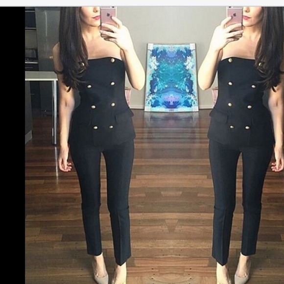 Camilla and Marc corset bustier black poise top - Picture 2 of 7